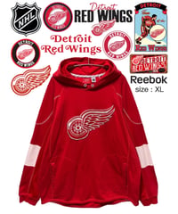 NHL　Detroit Red Wings　パーカー　XL　赤　USA古着