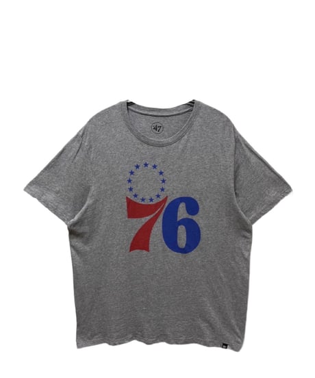 NBA　76ers　Jimmy Butler　23　L　グレー　USA古着