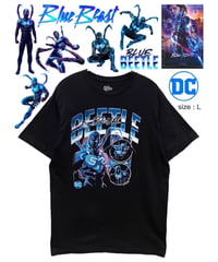 Blue Beetle　Tシャツ　L　黒　USA古着