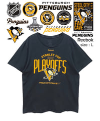 NHL　Pittsburgh Penguins　Tシャツ　L　黒　USA古着