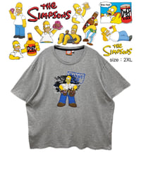 The Simpsons　Homer　Tシャツ　2XL　グレー　USA古着