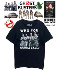 GHOSTBUSTERS　Ｔシャツ　M　黒　USA古着