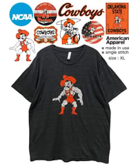 NCAA　Oklahoma State Cowboys　XL　グレー　USA製