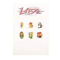 【1994年当時物】魔法騎士レイアース フルタ レイアースコレクション ピンズ 6個セット 自作台紙付き