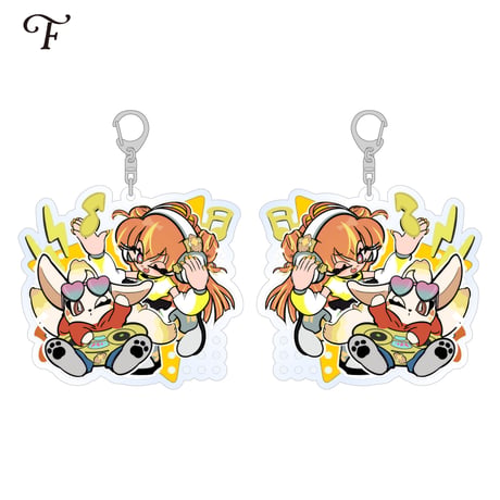 【なっつぐるめ】アクリルキーホルダー ※全6種