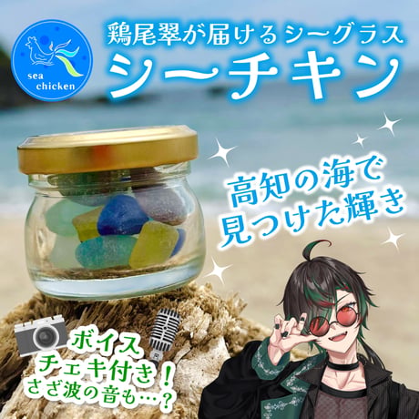 【鶏尾翠が届けるシーグラス】シーチキン