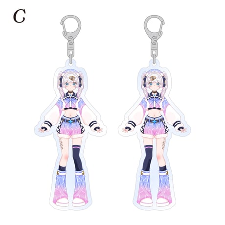 【宙彩しろん】アクリルキーホルダー※全3種類