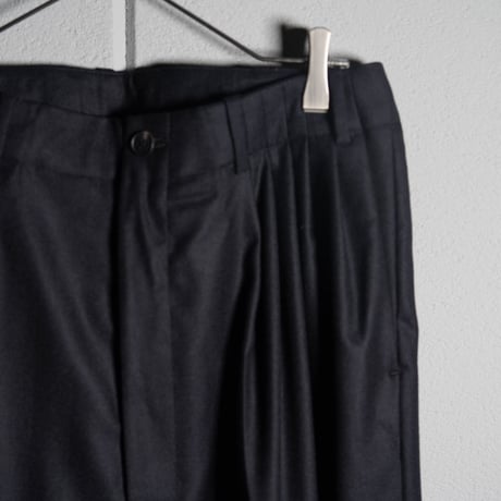 "nonnotte"  Draping Five-Tuck Trousers