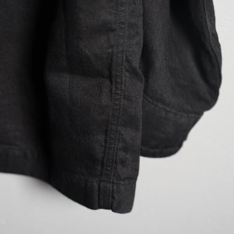"cantate"  Washed Linen Denim Chore Blouson