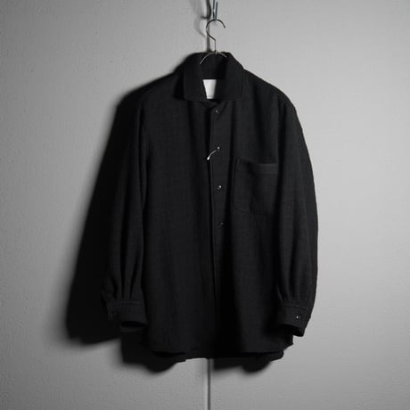 "nonnotte"  Calm Oversized Open Collar Shirt