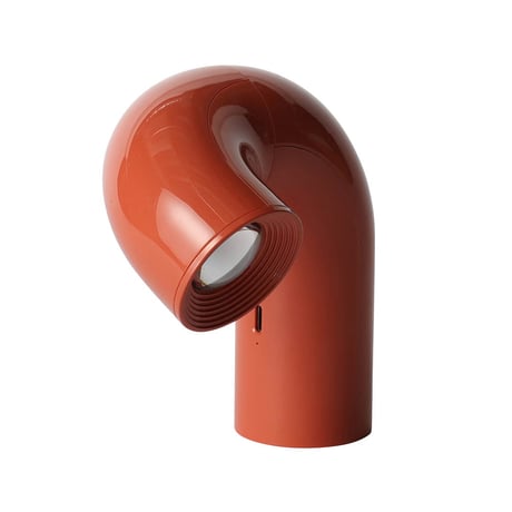TWIST TUBE LAMP CORAL RED
