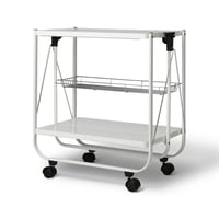 FOLDING TROLLEY WHITE