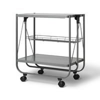 FOLDING TROLLEY FULL-COAT HAMMERTONE GRAY