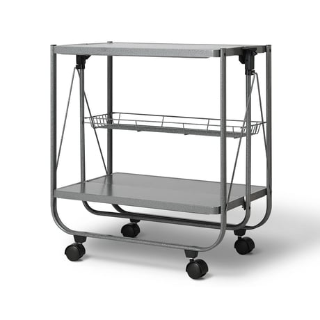 FOLDING TROLLEY FULL-COAT HAMMERTONE GRAY