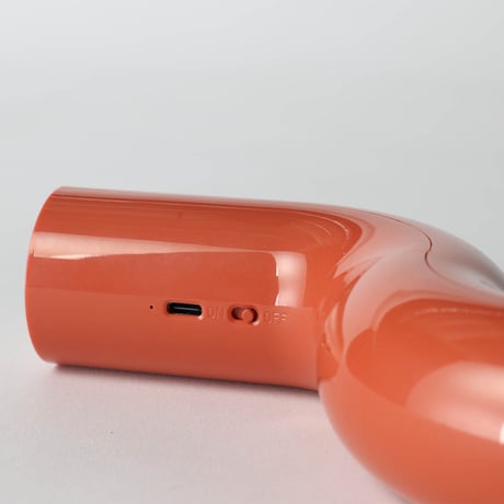 TWIST TUBE LAMP CORAL RED
