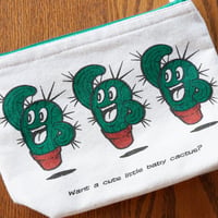 HEAVY OUNCE COTTON POUCH 03 / BABY CACTUS
