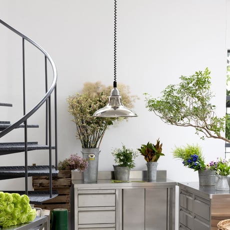 EXTENSION PENDANT WORK LAMP CHROME