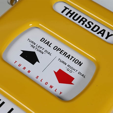 PERPETUAL CALENDAR YELLOW