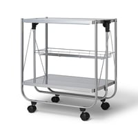 FOLDING TROLLEY SILVER