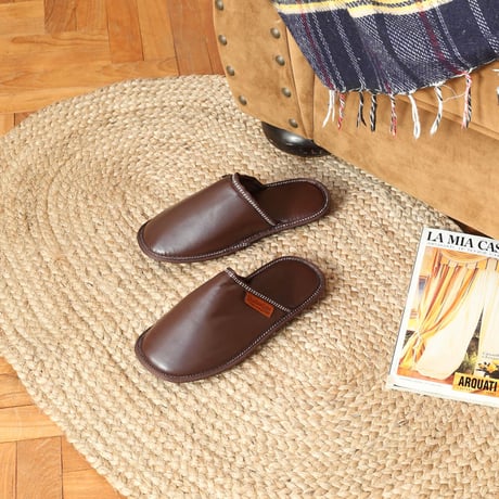 PU SLIPPERS EV MEN/BROWN