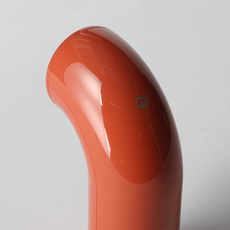 BENT TUBE LAMP CORAL RED