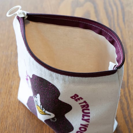 HEAVY OUNCE COTTON POUCH 01 / SINGING BIRD