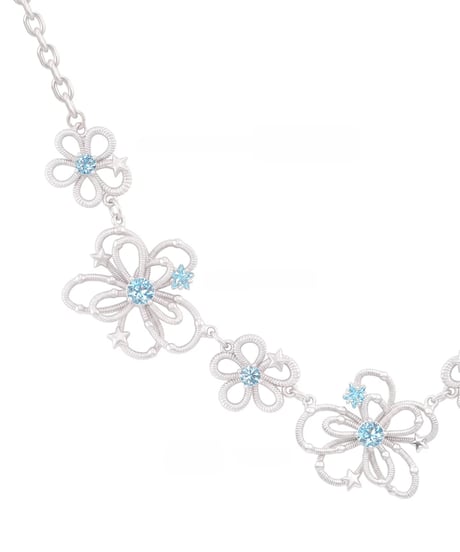Blue blossom choker