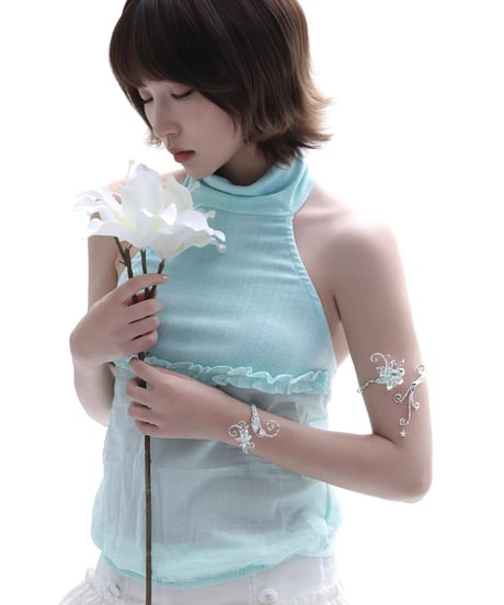 Mist mint lily armlet