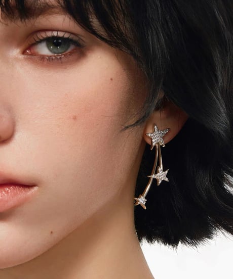 Glitter star pierce