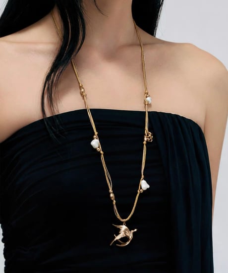 Lucky bird necklace