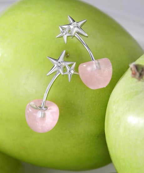 Cherry star pink pierce