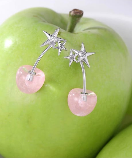 Cherry star pink pierce