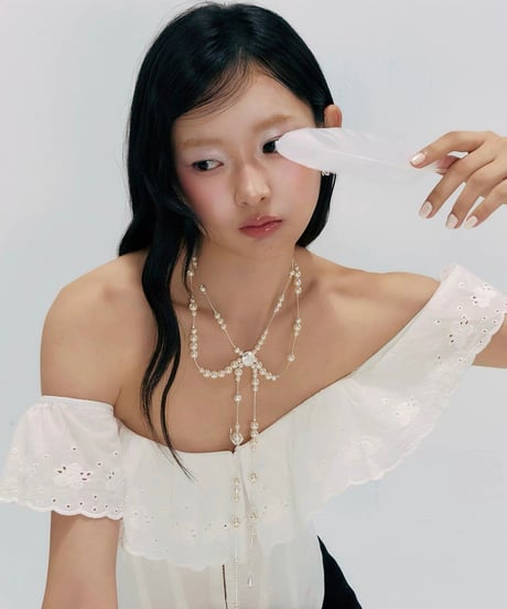 Lucky bird pearl necklace