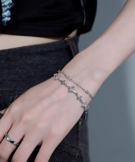 Ice stardust bracelet