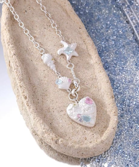 Marine jewel necklace