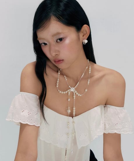 Lucky bird pearl necklace