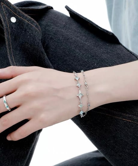Ice stardust bracelet