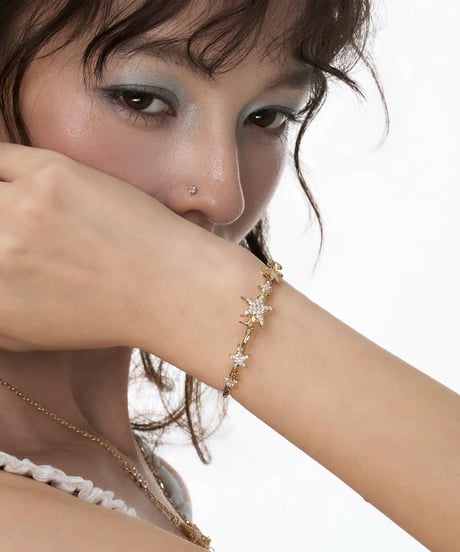Glitter star bracelet