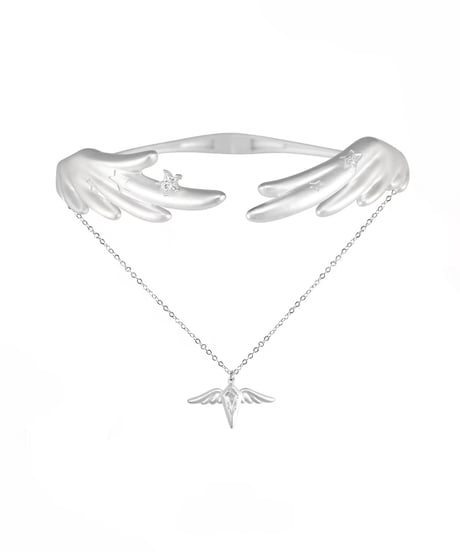 Angel's embrace necklace