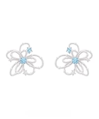 Blue blossom pearl pierce
