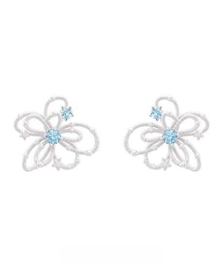 Blue blossom pearl pierce