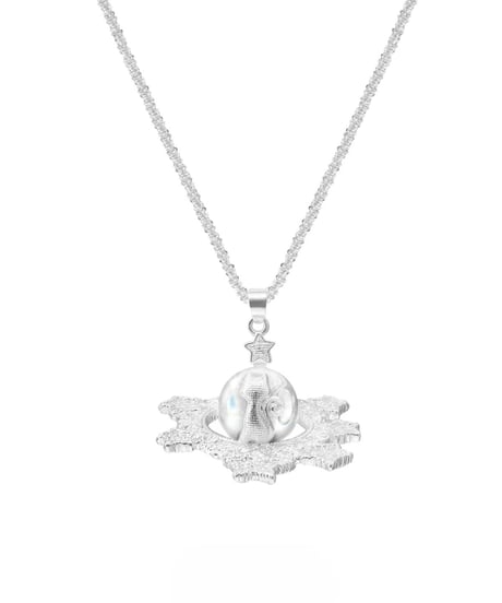 Star cat planet necklace