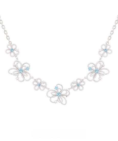 Blue blossom choker