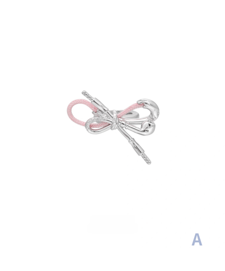 Ribbon earphone cord hair accessory