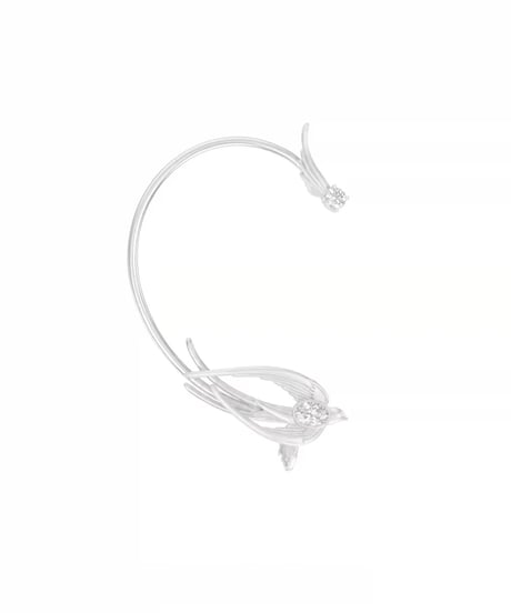 Lucky bird ear cuff