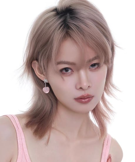 Cherry star pink pierce