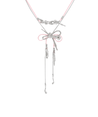 Ribbon earphone cord  necklace