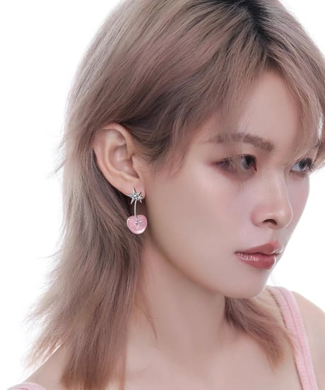 Cherry star pink pierce