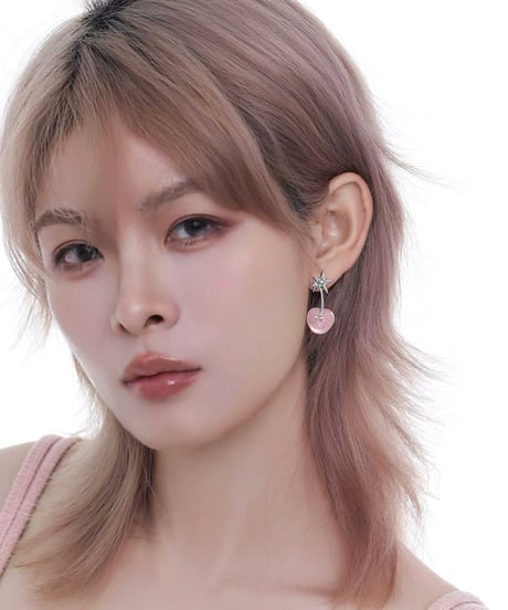 Cherry star pink pierce