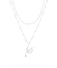 Lucky bird layered necklace